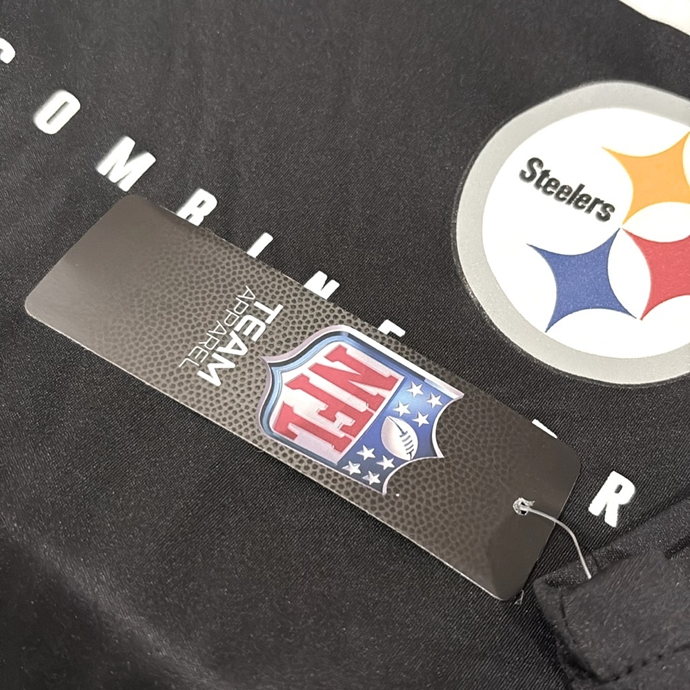 NWT [Outerstuff] Pittsburgh Steelers NFL Long-Sleeved Performance Shirt Mens XXL - Picture 6 of 7